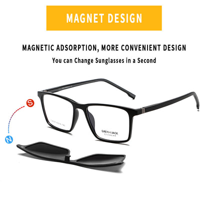 Shine Black Grey Frame