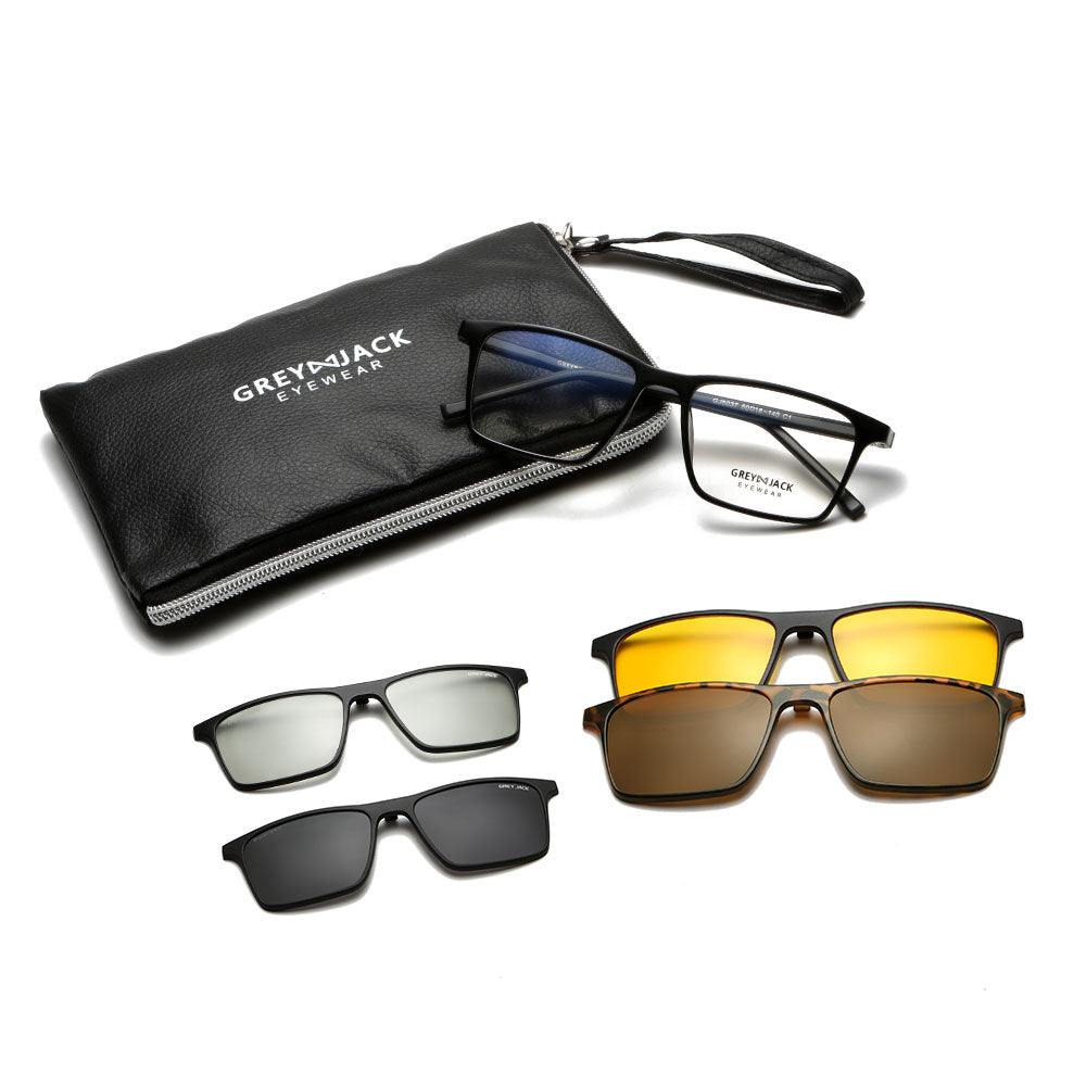 Shine Black Grey Frame