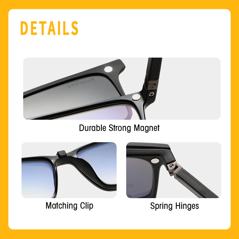 Shine Black Grey Frame