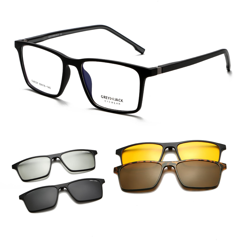 Matte Black Grey Frame